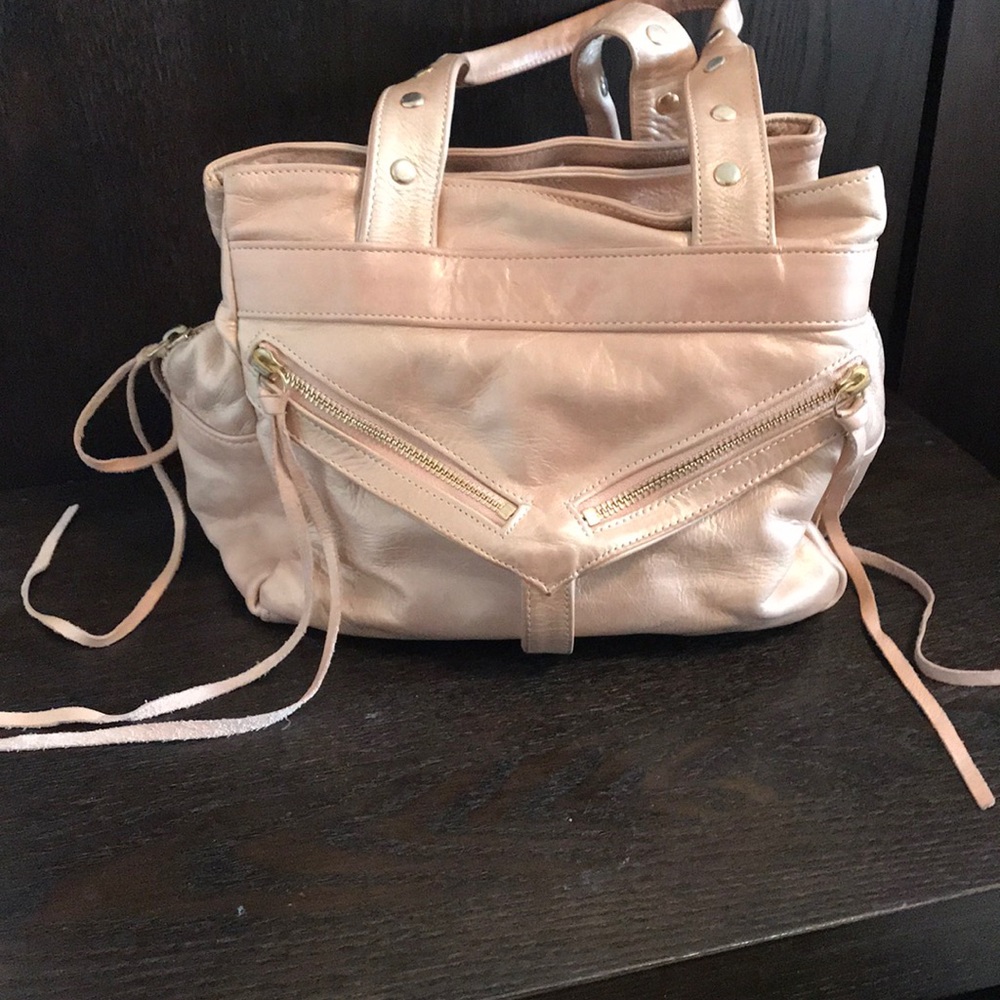 Light pink metallic Botkier bag